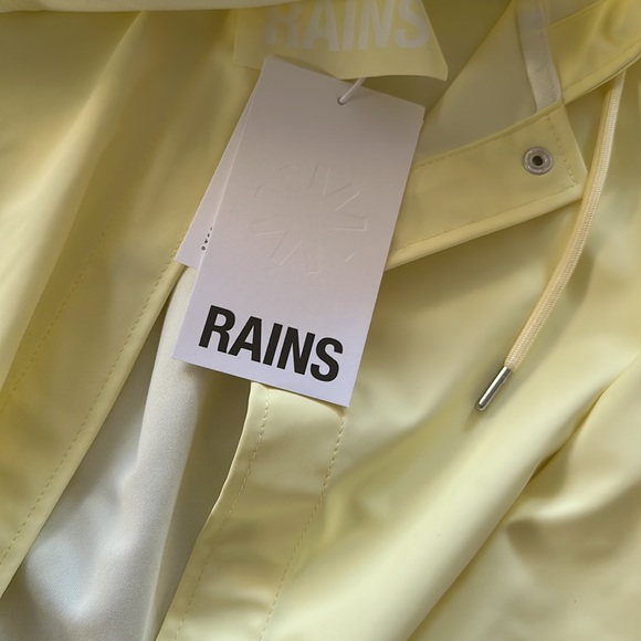 Rains A-line w jacket size xs straw new with tags - Picture 3 of 3